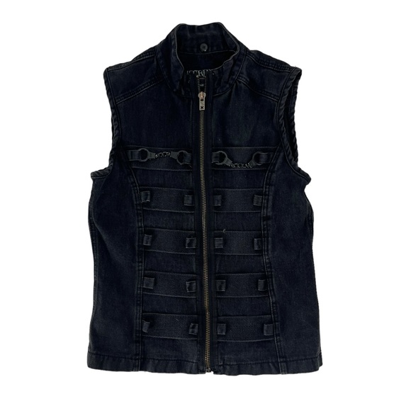 Tripp nyc Other - Tripp NYC Vest Mens XS Black Utility Y2K Cyber Goth Skater Grunge Punk Biker